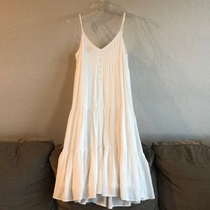 White Mid-Length Dress